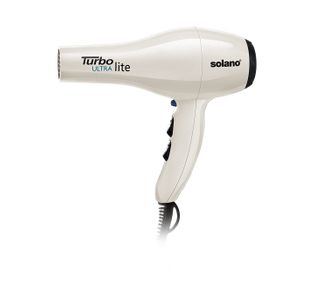 Solano Turbo Ultralite Professional Hair Dryer, White